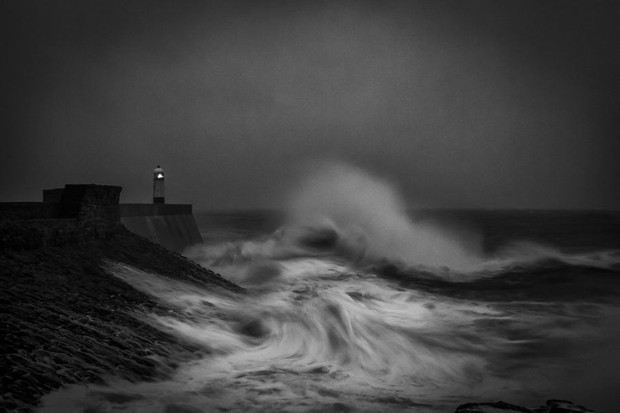 Stormy Porthcawl Lighthouse